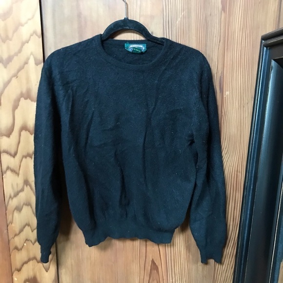 100% Cashmere Charter Club Black Sweater - Picture 1 of 3